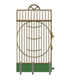 bird_cage-01 v30-24.png House Style Economy bird cage for finches, canaries, parakeets and other small birds 3d print cnc