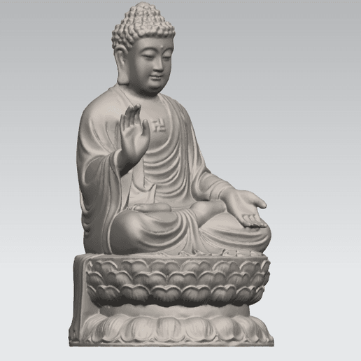 TDA0459 Gautama Buddha (iii) A07.png Download free 3D file Gautama Buddha 03 • 3D printer model, GeorgesNikkei