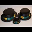 St-Patricks-Day-Hat-Pic3.jpg Saint Pat's Hat - St Patrick Day Holiday Hats in Adult, Kid and Mini Leprechaun Sizes