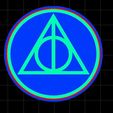 deathly hallows cc.jpg Deathly hallows Harry Potter cookie cutter
