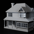 Syracuse1-2.png STL file N-Scale House 'Syracuse I' 1:160 Scale STL Files・3D printer design to download