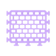 FlexNeet_noLogo-6x7-CreditCacrdSize.stl [Premium All Sizes] FLEXIBLE STORAGE NET MESH POCKET ("FLEXNEET") TO KEEP YOUR STUFF NEATLY ORGANIZED