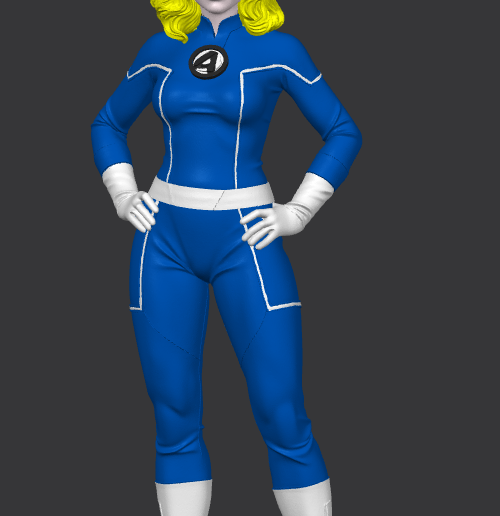 Invisible Woman (Sue Storm) Multicolor