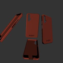 Nova-5T.jpg Файл STL Чехол для телефона Huawei Nova 5T・Дизайн 3D-печати для загрузки3D