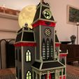 01b9a8a2f952ae4953df339b95d80bca128f475da6.jpg Archivo 3D Halloween Haunted House Lamp w 3d Moon-NO SUPPORT or PAINTING NEED・Diseño de impresión en 3D para descargar, fulv
