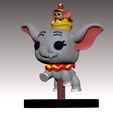 dumboflying.jpg Dumbo PopFunko flying 3D print model