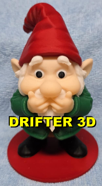 Speak No Evil Gnome - Multicolor 3D model