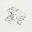 035re.JPG Space 1999 Assualt Stun Gun Pistol weapon Prop 3D Sci Fi