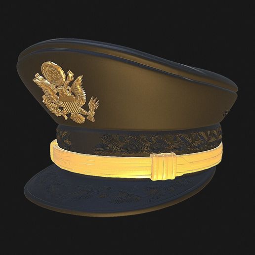 🪖 Military General's Hat・ STL File for 3D printing・Cults