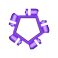 all pieces - penta.stl Another polyhedra construction set 20 mm