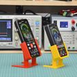 kaiweets_001.jpg STL file Digital Multimeter Kaiweets KM601 and ST600Y desk stand / support・3D printing template to download