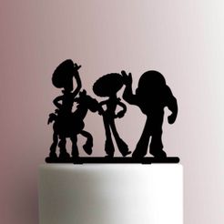 JB_Toy-Story-225-942-Cake-Topper.jpg Archivo STL TOPPER TOY STORY GANG・Objeto de impresión 3D para descargar