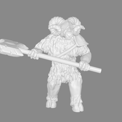 Minoaries_thingiverse_pictures.png STL-Datei Foxmen: Minoaries / Minotaur Miniature kostenlos・Design zum 3D-Drucken zum herunterladen
