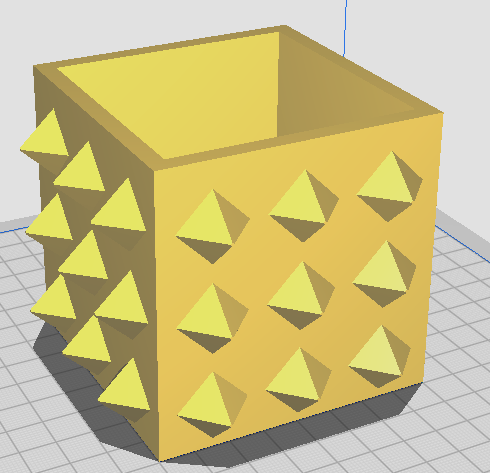 cubo_picos.png Cubic pot with spikes