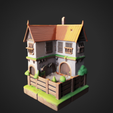 Screenshot-2024-12-07-131615.png Rustic Medieval Courtyard House 3D Printable Model