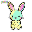 193_cutter.png EASTER BABY BUNNY COOKIE CUTTER MOLD