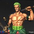 zoro04.jpg Roronoa Zoro - One Piece for 3d print model