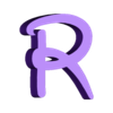 R.stl Letters and Numbers DISNEY Letters and Numbers | Logo