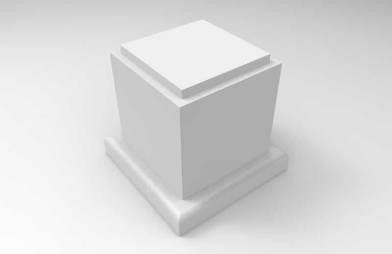 STL file base statue・3D printable model to download・Cults