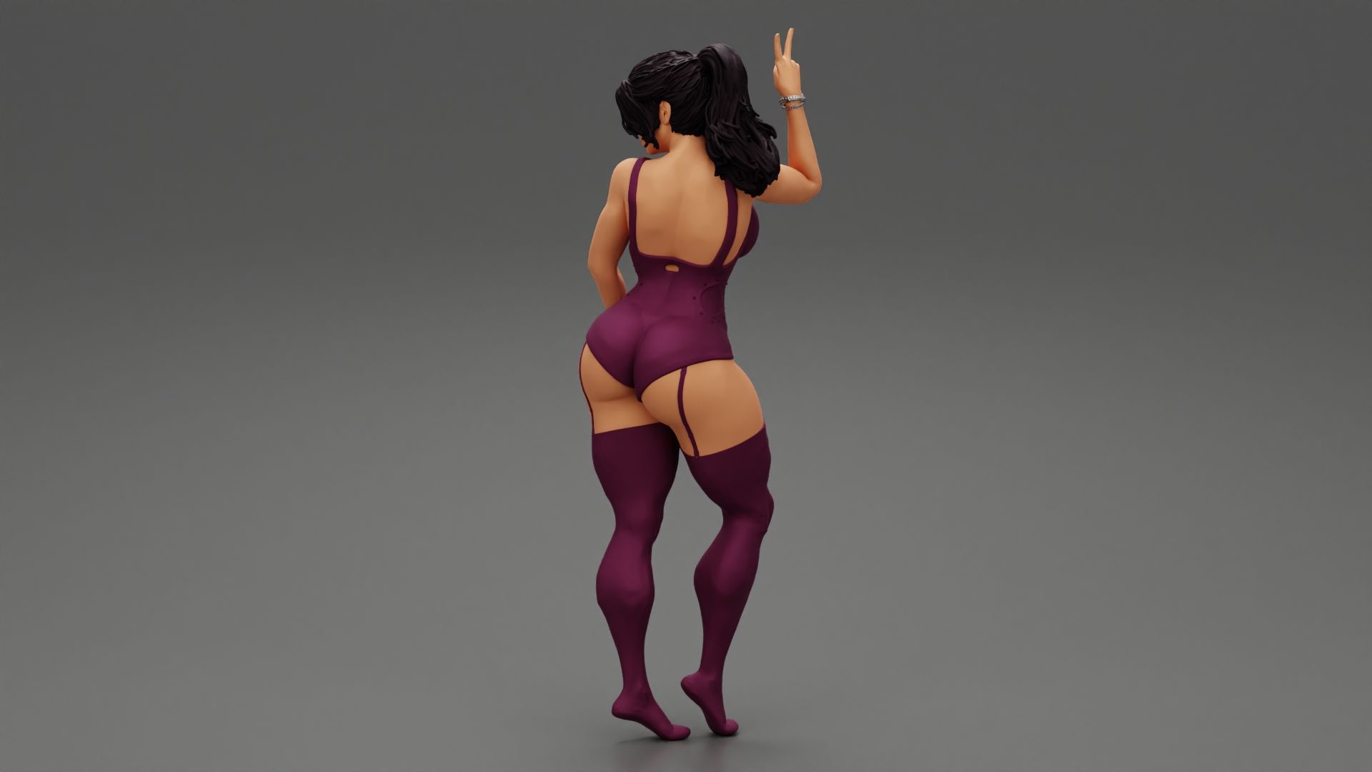Girl-04.jpg Fichier 3D Fille sensuelle en lingerie Modèle d'impression 3D・Modèle imprimable en 3D à télécharger, 3DGeshaft