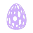 Easter Egg circles.stl Flat Easter Eggs for decoration