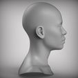 300.96.jpg 10 Realistic Female Asian American head Low-poly 3D model Low-poly 3D model