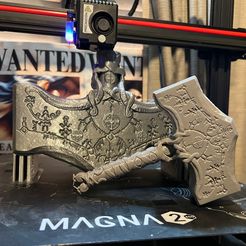 3D file PS4 & PS5 CONTROLLER HOLDER GOD OF WAR RAGNAROK - SWORDS OF CHAOS  ⚔️・3D printer model to download・Cults