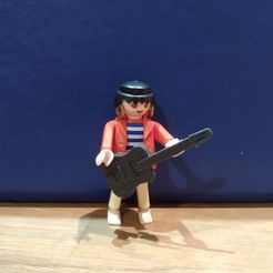 GGuitar_2.jpg STL file Selmer gypsy jazz guitar for playmobil / Gipsy jazz guitar for playmobil・Design to download and 3D print