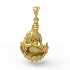 Balmiki-Pendant-CAD-File2-pic-1.png STL file Balmiki Pendant CAD file2・3D printing model to download