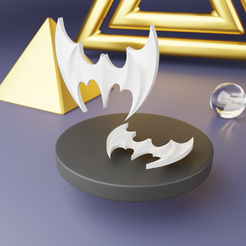 bat.png Archivo STL murciélago・Modelo para descargar y imprimir en 3D