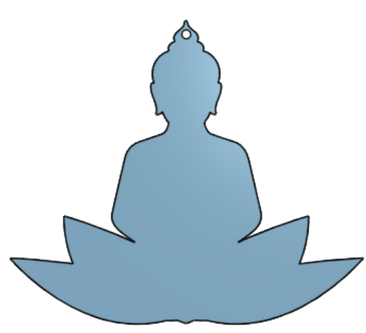 budha.png Keychain - Buddha