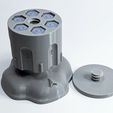 PXL_20221206_000353486_2-1.jpg 3D file Bullet Dice and Pistol Cylinder Holder・3D printer model to download