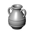 S-VASE-1-01.jpg Stepped Greek vintage urn and vase 3D print model