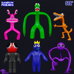 11111.png ALL MONSTERS FROM RAINBOW FRIENDS ROBLOX | 3D FAN ART