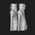 6.jpg 7 SET FASHIONABLE PENDANT WOMENS SHOES HALF-BOOTS 3D MODEL COLLECTION