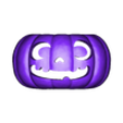 Pumpkin 2-2 Front.stl Jack-O-Lantern  - Wide Smile