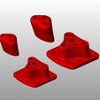 Kit pieds pour 10mm et kit pour 8mm rouge.JPG Fichier STL PING & PONG tables・Plan pour impression 3D à télécharger