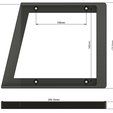 Mitat-tablet.png Samsung Tab A8 10.5 Wallmount