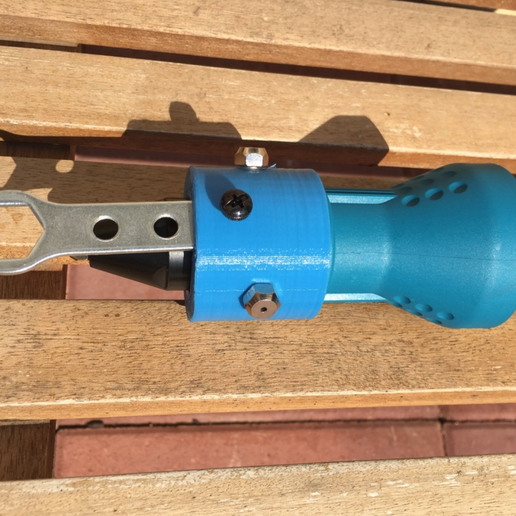 DRILL POWERED RIVETER TOOL HOLDER - 3D model önizlemesi