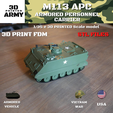 armored vehicle (4).png M113 APC - armored vehicle