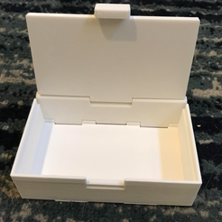 Box-Half-closed.png Free STL file Print-in-place snap box・3D printable model to download