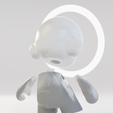 MunnySkull_Retopo_Back3.png Munny Blank | Most Accurate Articulated Artoy Figurine | V24 Update
