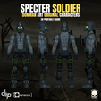 7.png Specter Soldier - Donman art Original 3D printable full action figure