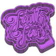 fof-1.png Faith Over Fear FRESHIE MOLD - 3D MODEL MOLDING FOR MAKING SILICONE MOULD