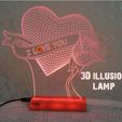 6e884396957e22019ea0da2e6430111c_preview_featured.jpg 3D Lamp - illusion