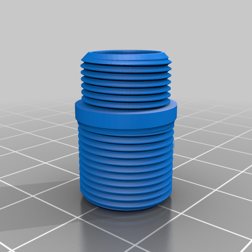 Airsoft Glock Threaded Barrel Adapter (-14mm) 3D model