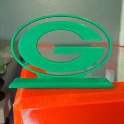 20200323_183031_2.jpg Download STL file Wisconsin Green Bay Packers Logo • 3D print model, Projedel