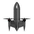 Rocket-Interceptor-2026-V4-5-inch-1.png Rocket Drone Interceptor 2026 V4 - High-Performance Aerodynamic Drone Frame (STL) 5,6,8,10 inch