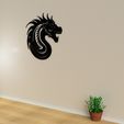 Wall-Art-Dragon-boca-abierta-para-imprimir-en-3D-3.jpg Wall Art of Dragon with his mouth open | WALL SCULPTURE