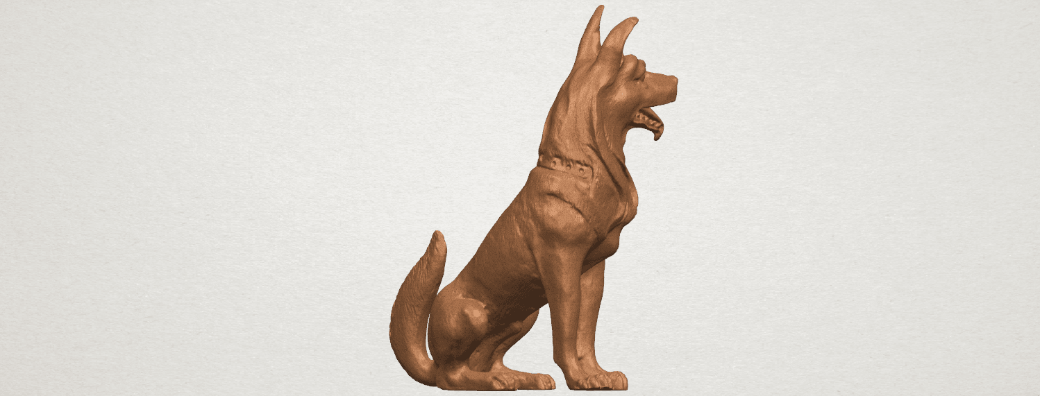 TDA0307 Dog - Wolfhound A07.png Descargar archivo gratis Perro - Wolfhound • Plan para la impresión en 3D, GeorgesNikkei